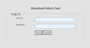 dgfp Sirajganj Admit Card Download 2022 - dgfpsir.teletalk.com.bd
