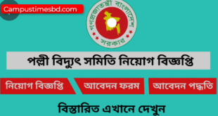 ঢাকা পল্লী বিদ্যুৎ সমিতি-২ নিয়োগ বিজ্ঞপ্তি ২০২২